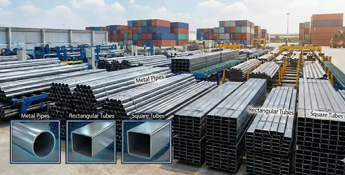 Galvanized Rectangular Tubes